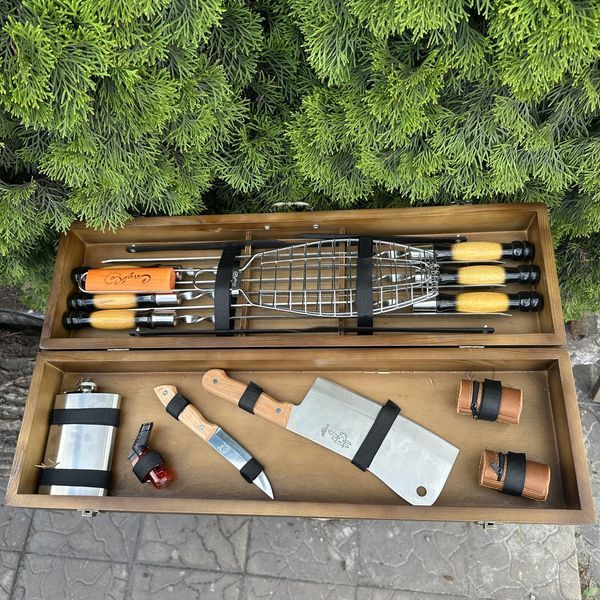 Подарунковий набір Mzavod Майстер BBQ темний 1190210000811 фото